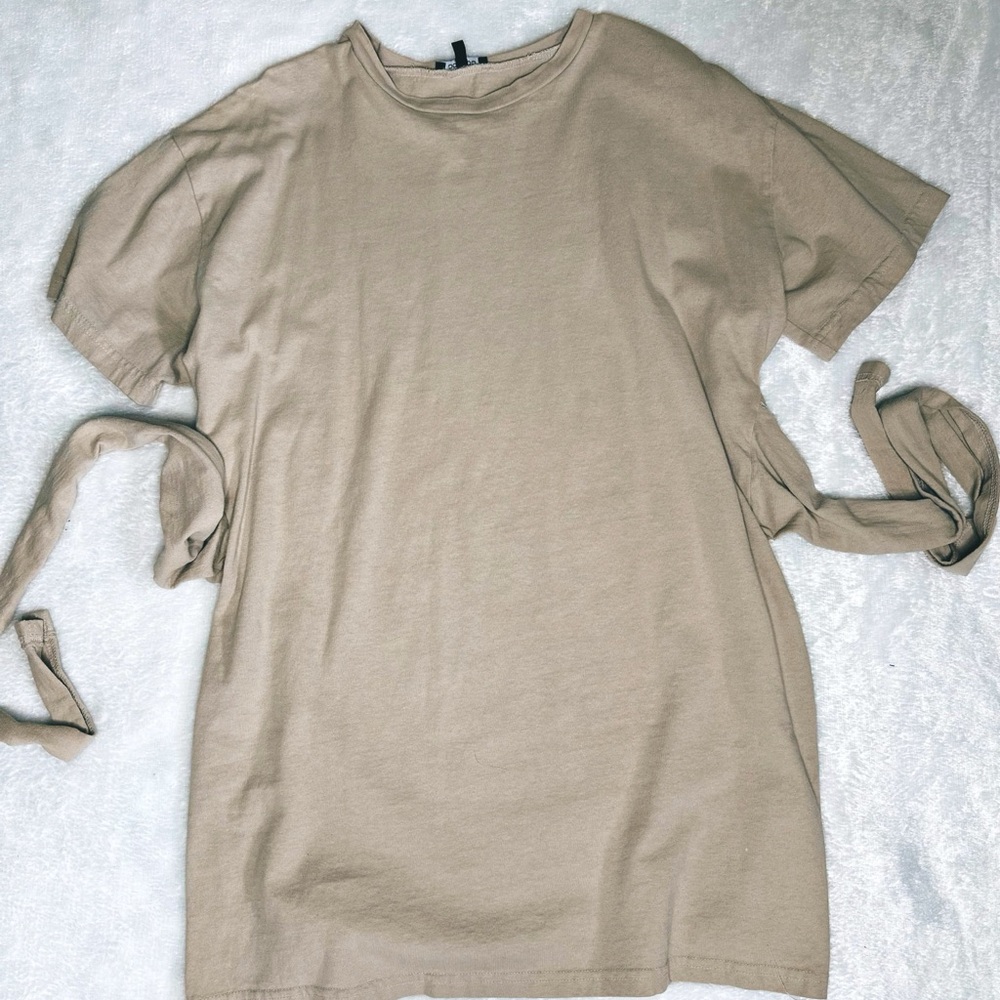 Boohoo Tan Shirt